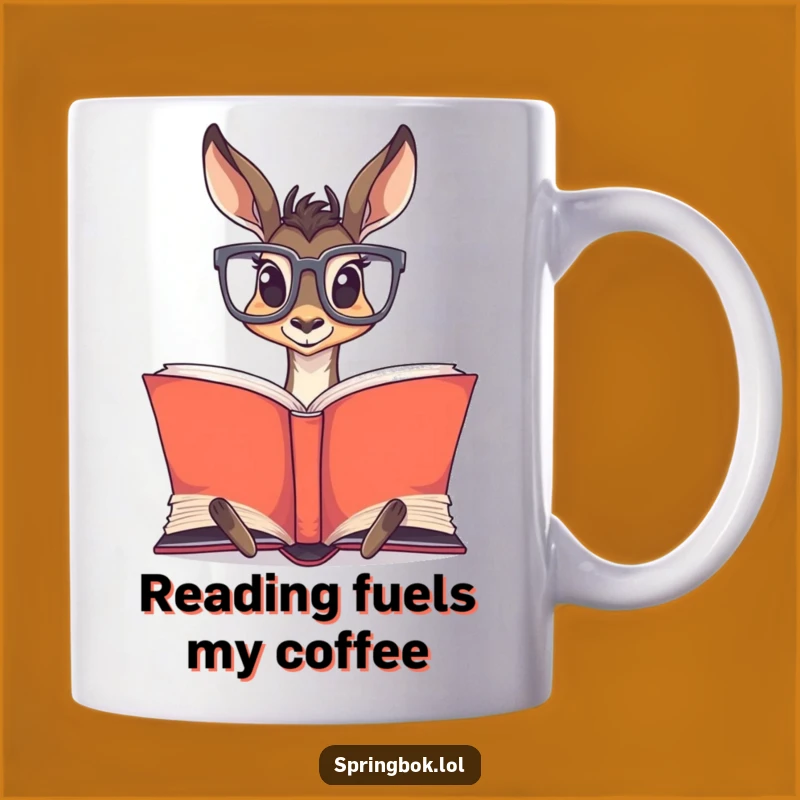 Funny Springbok Glasses Mug: For The Bookworm Who Loves to Laugh