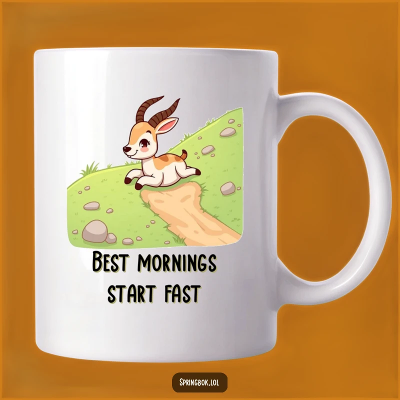 Funny Springbok Sliding Mug: A Hilarious Gift for Anyone Who Loves Fun and Springboks