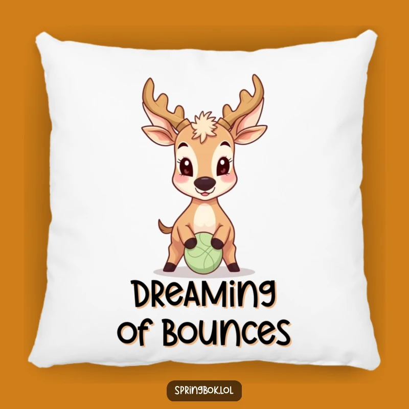 Cozy Funny Antelope Ball Bounce Pillow - Comfy & Hilarious Gift