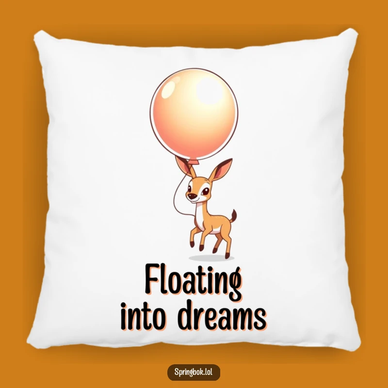 Soft Funny Springbok Balloon Pillow: Hugs of Happiness and Fun