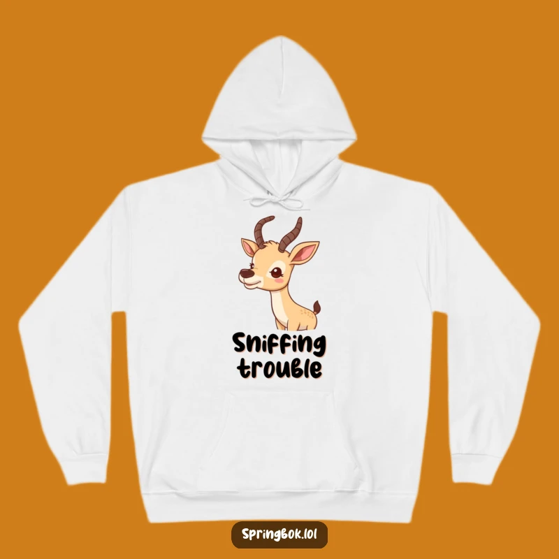 Funny Cute Antelope Hoodie: Nose Wiggle Comfort, Cozy Funny Gift