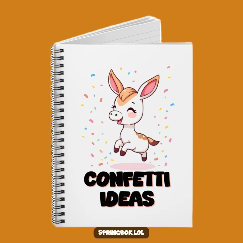 Funny Kawaii Springbok Notebook: Jot Down Playful Ideas Gift!