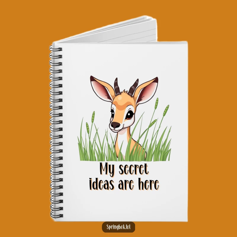 Funny Springbok Notebook: Peeking Ideas, Hilarious Journal, Perfect Funny Gift!