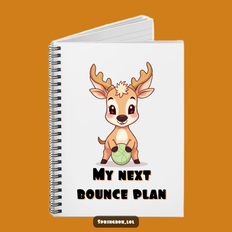 Funny Antelope Ball Nose Notebook: Jot Down Laughs & Ideas