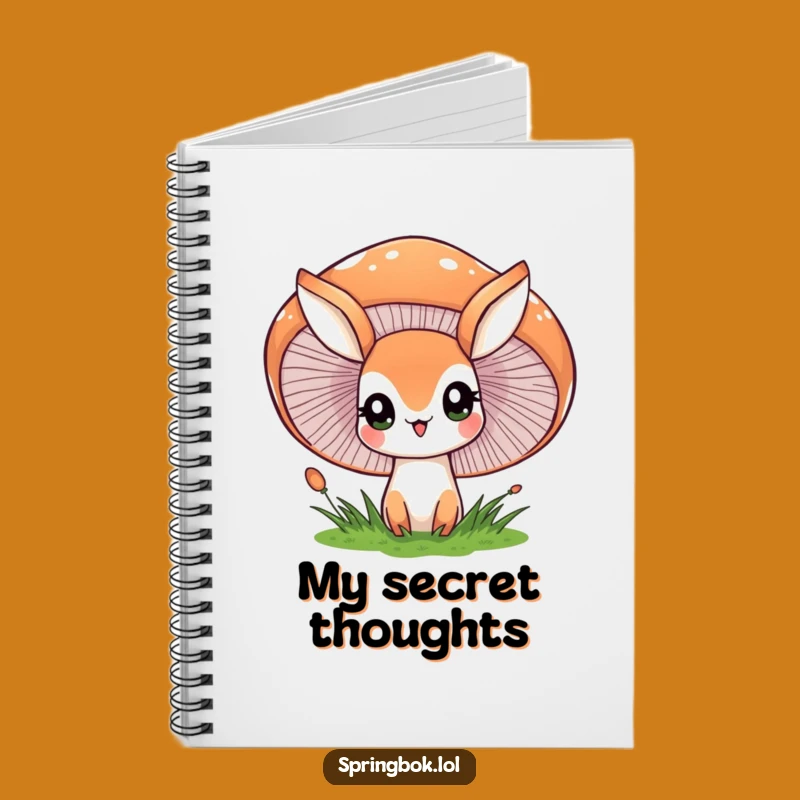 Funny Springbok Notebook: Forest Discoveries - Whimsical Journal Gift