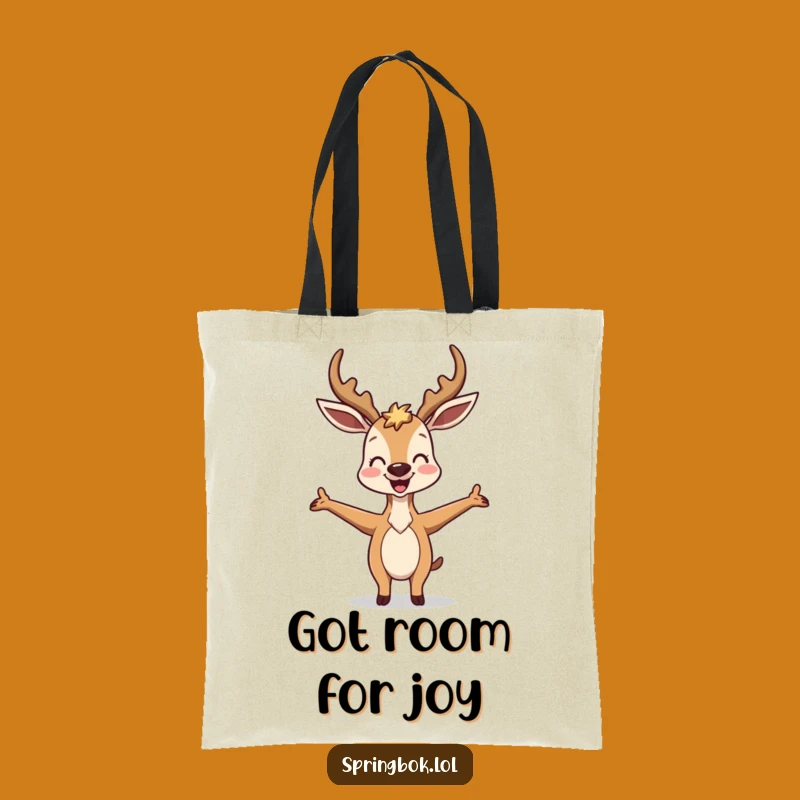 Funny Antelope Pose Tote Bag: Carry Your Joy Everywhere